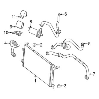 Mercedes-Benz OE - Cooling - Intercooler (Radiator Mounted)