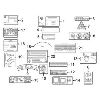 Mercedes-Benz OE - Information Labels - Labels