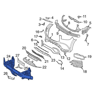 Mercedes-Benz OE - Front Bumper Impact Bar