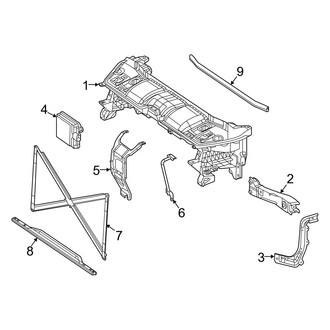 Mercedes-Benz OE - Radiator Support