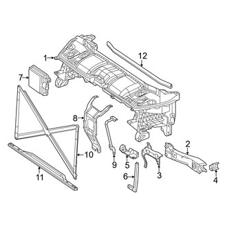 Mercedes-Benz OE - Radiator Support