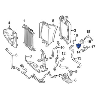 Mercedes-Benz OE - Battery Coolant Pump