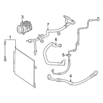 Mercedes-Benz OE - Air Conditioner & Heater - Condenser, Compressor & Lines