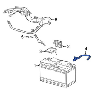 Mercedes-Benz OE - Battery Cable