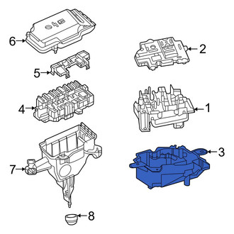 Mercedes-Benz OE - Lower Fuse Box Cover