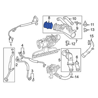 Mercedes-Benz OE - Intercooler Pipe Adapter