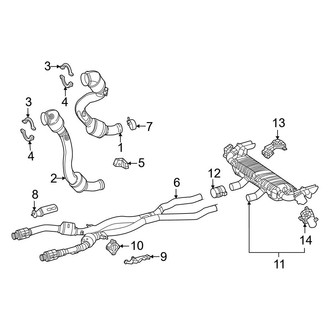 Mercedes-Benz OE - Exhaust System - Exhaust Components