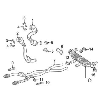 Mercedes-Benz OE - Exhaust System - Exhaust Components