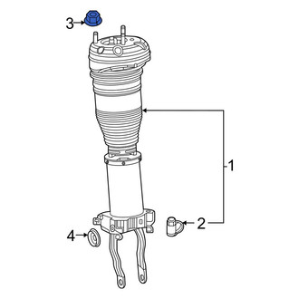 Mercedes-Benz OE - Upper Suspension Shock Absorber Nut