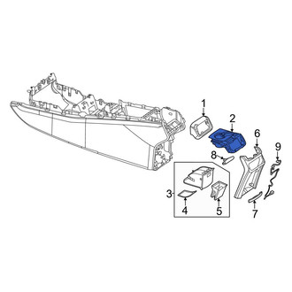 Mercedes-Benz OE - Rear Console Cup Holder
