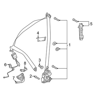 Mercedes-Benz OE - Restraint Systems - Front Seat Belts
