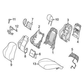 Mercedes-Benz OE - Seats & Tracks - Front Seat Components (Passenger Seat)