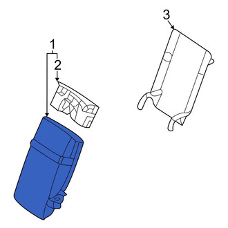 Mercedes-Benz OE - Center Seat Armrest
