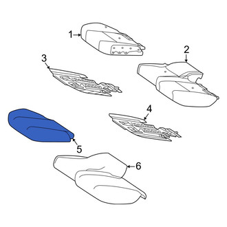 Mercedes-Benz OE - Rear Right Seat Cover