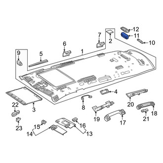 Mercedes-Benz OE - Radio Speaker Bracket