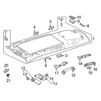 Mercedes-Benz OE - Navigation Microphone Bracket