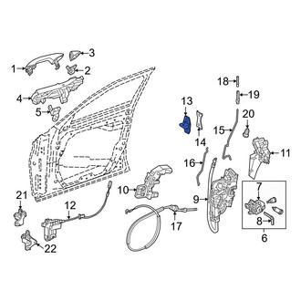 Mercedes-Benz OE - Front Door Lock Striker Plate