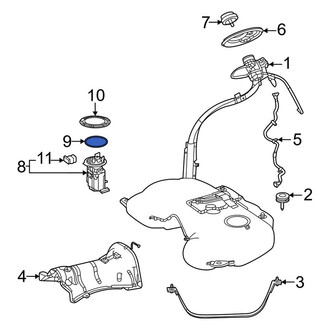 Mercedes-Benz OE - Fuel Pump Tank Seal