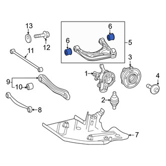 Mercedes-Benz OE - Front Lower Forward Suspension Control Arm Bushing
