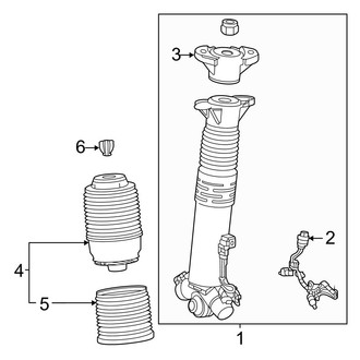 Mercedes-Benz OE - Rear Suspension - Shocks & Components