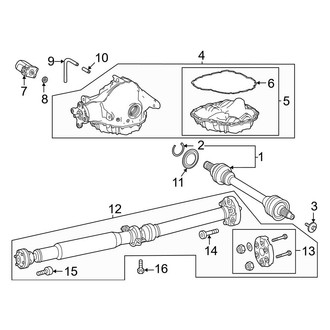 Mercedes-Benz OE - Rear Suspension - Axle & Differential