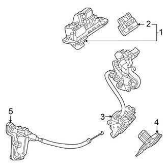 Mercedes-Benz OE - Lift Gate - Lock & Hardware