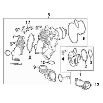 Mercedes-Benz OE - Cooling - Water Pump