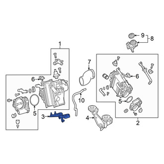 Mercedes-Benz OE - Right Intercooler Bracket