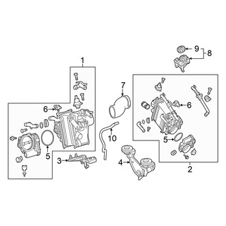 Mercedes-Benz OE - Cooling - Intercooler (Engine Mounted)