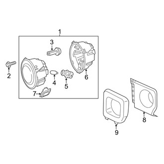 Mercedes-Benz OE - Front Lamps - Headlamp Components