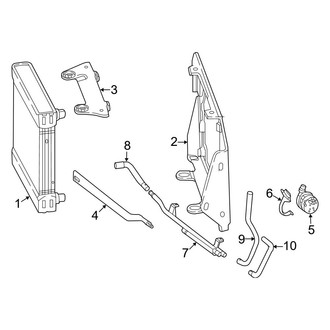 Mercedes-Benz OE - Cooling - Radiator (Auxiliary, Cooler)