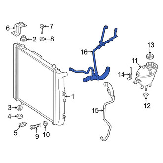 Mercedes-Benz OE - Lower Radiator Coolant Hose