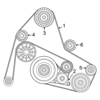 Mercedes-Benz OE - Cooling - Belts & Pulleys