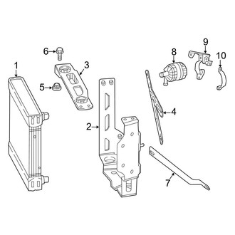 Mercedes-Benz OE - Cooling - Radiator (Auxiliary, Wheel Arch)