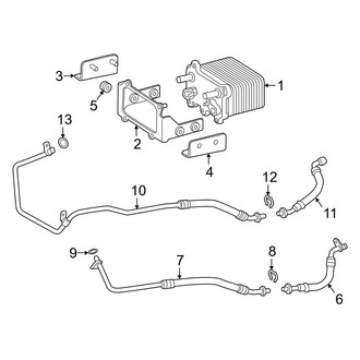 Mercedes-Benz OE - Cooling - Trans Oil Cooler