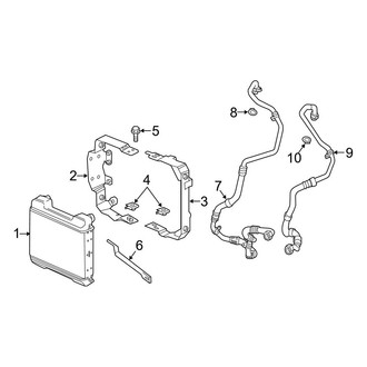 Mercedes-Benz OE - Cooling - Engine Oil Cooler