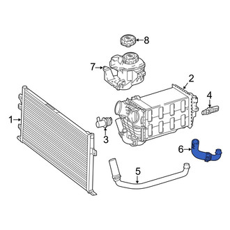 Mercedes-Benz OE - Intercooler Hose