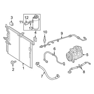 Mercedes-Benz OE - Air Conditioner & Heater - Condenser, Compressor & Lines