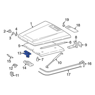 Mercedes-Benz OE - Front Hood Latch