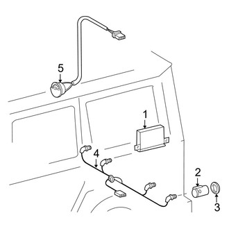 Mercedes-Benz OE - Electrical Components (Parktronic System)