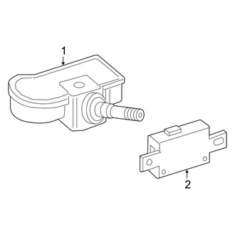 Mercedes-Benz OE - Electrical - Tire Pressure Monitor Components