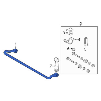 Mercedes-Benz OE - Front Suspension Stabilizer Bar