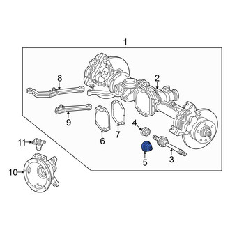 Mercedes-Benz OE - Front Outer CV Joint Boot