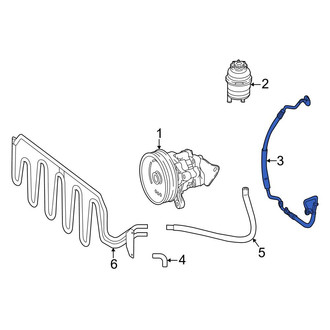 Mercedes-Benz OE - Power Steering Pressure Hose