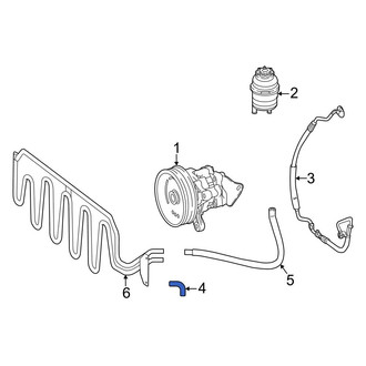Mercedes-Benz OE - Power Steering Return Hose
