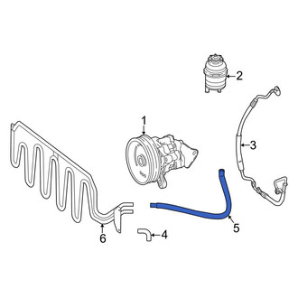 Mercedes-Benz OE - Power Steering Reservoir Hose