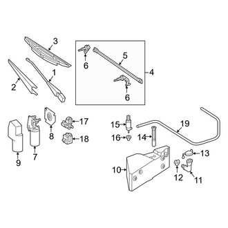 Mercedes-Benz OE - Windshield - Wiper & Washer Components