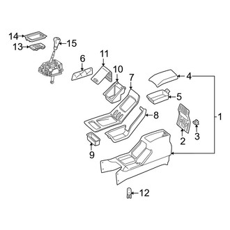 Mercedes-Benz OE - Console - Center