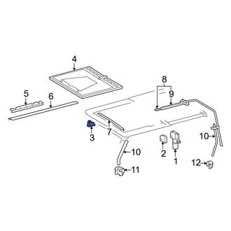 Mercedes-Benz OE - Sunroof Switch