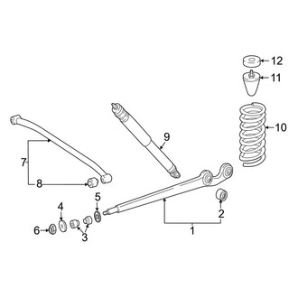 Mercedes-Benz OE - Rear Suspension - Suspension Components